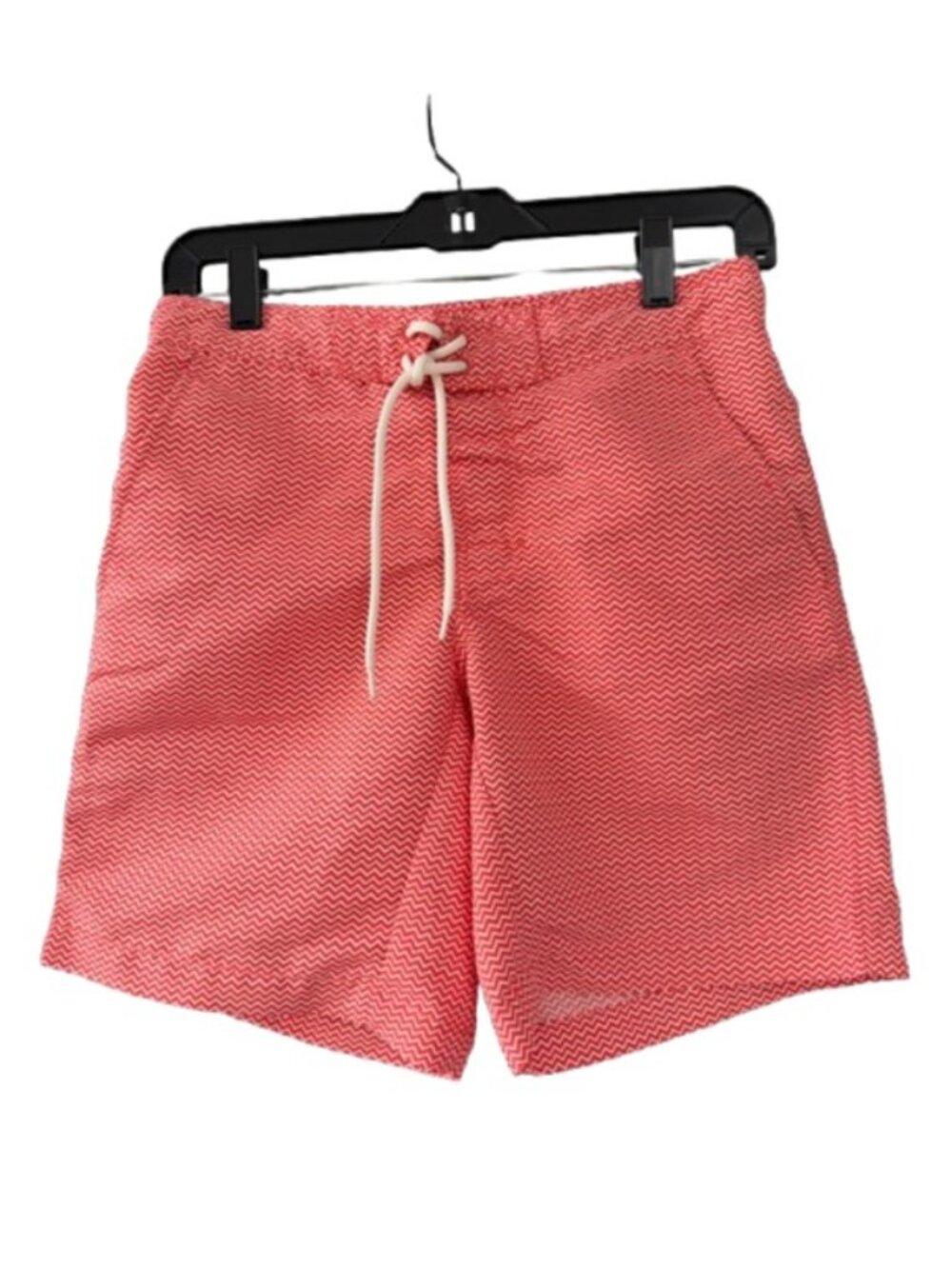 Uniqlo patterned swim active shorts coral pink, white men's size S
